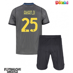 Inter Milan Manuel Akanji #25 Dětské Alternativní dres komplet 2026-27 Krátký Rukáv (+ trenýrky)
